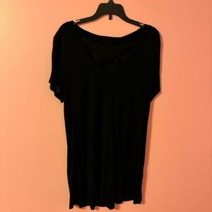 Black Short Sleeve Relaxed T-Shirt